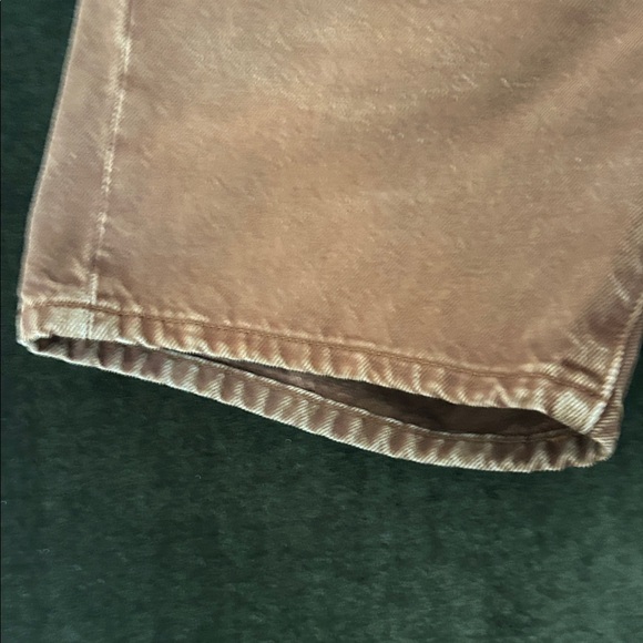 Levi's 501 Brown Denim Shorts - Picture 6 of 11